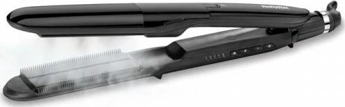 Hekur për flokë Babyliss ST492E me avull, pllaka qeramike, 150-230°C, i zi