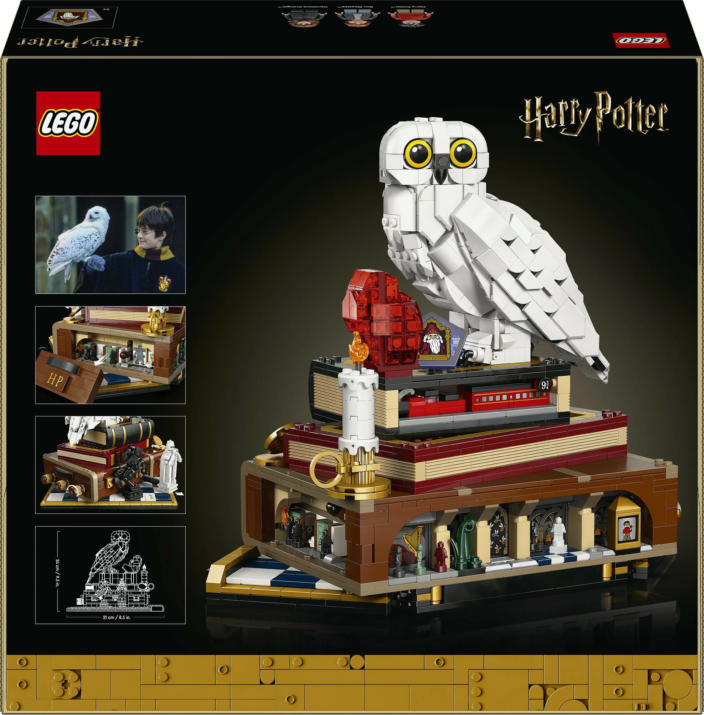 Set ndërtimi LEGO Harry Potter 76466 Philosopher's Stone Collectors' Edition, 1571 pjesë, 18+, multikolor