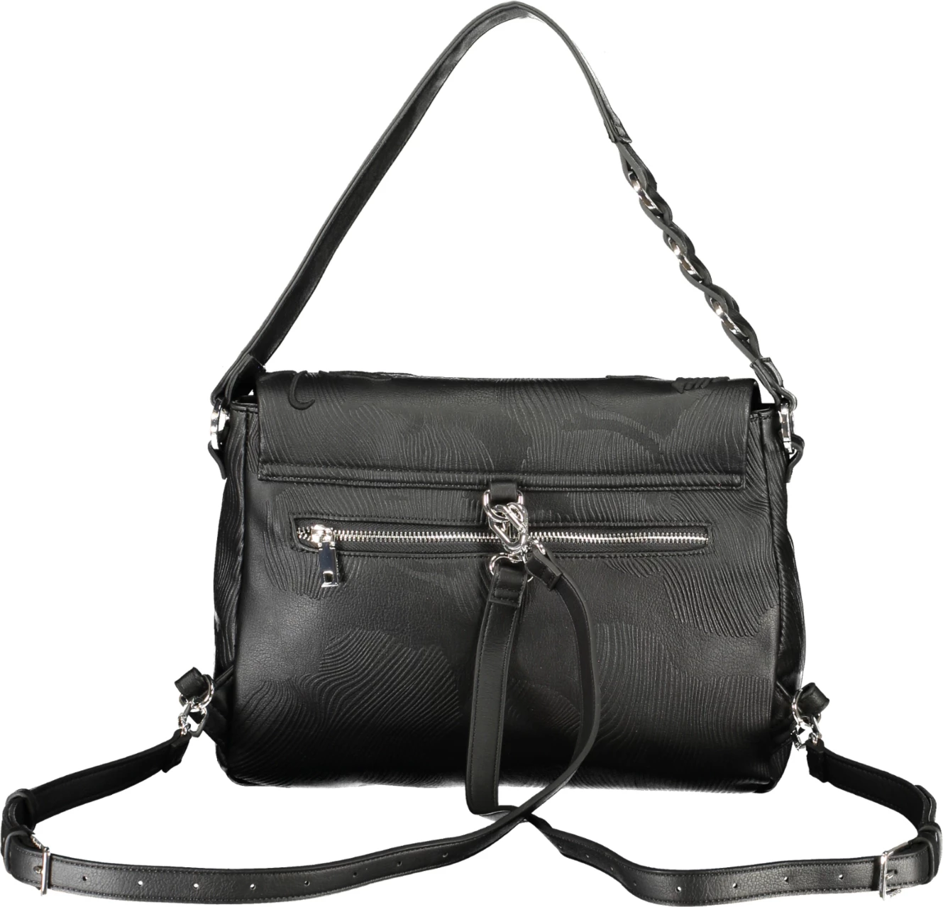 Çantë shpine DESIGUAL Back Mirenis Posadas femra, e zezë