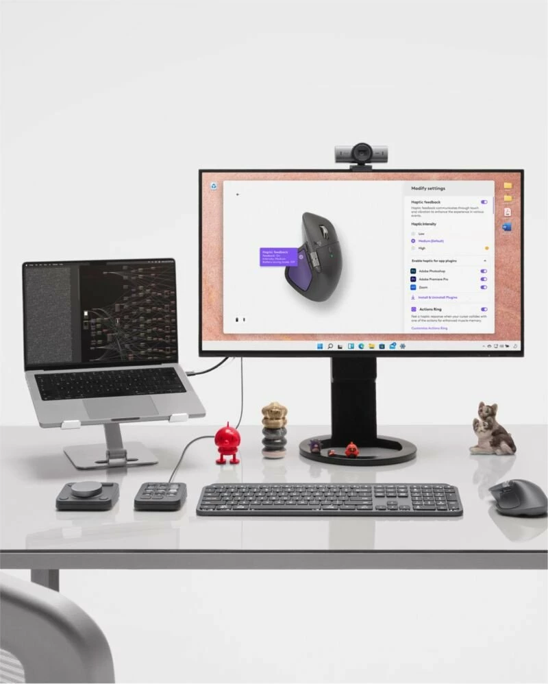 Maus Logitech MX Master 4 (910-007562) 8K DPI wireless me Bluetooth/USB-C Logi Bolt, grafit