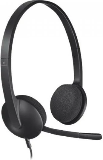 Kufje me mikrofon Logitech H340 USB (981-000475), Plug&Play, anulim zhurme, e zezë