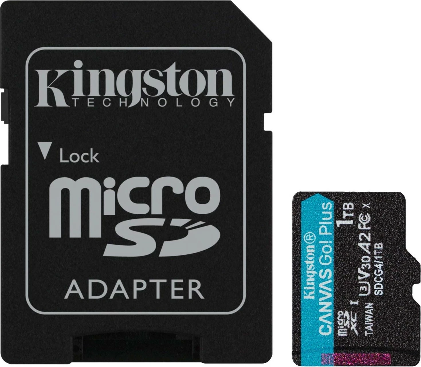 microSD kartelë Kingston Canvas Go Plus Gen4 1TB me adapter