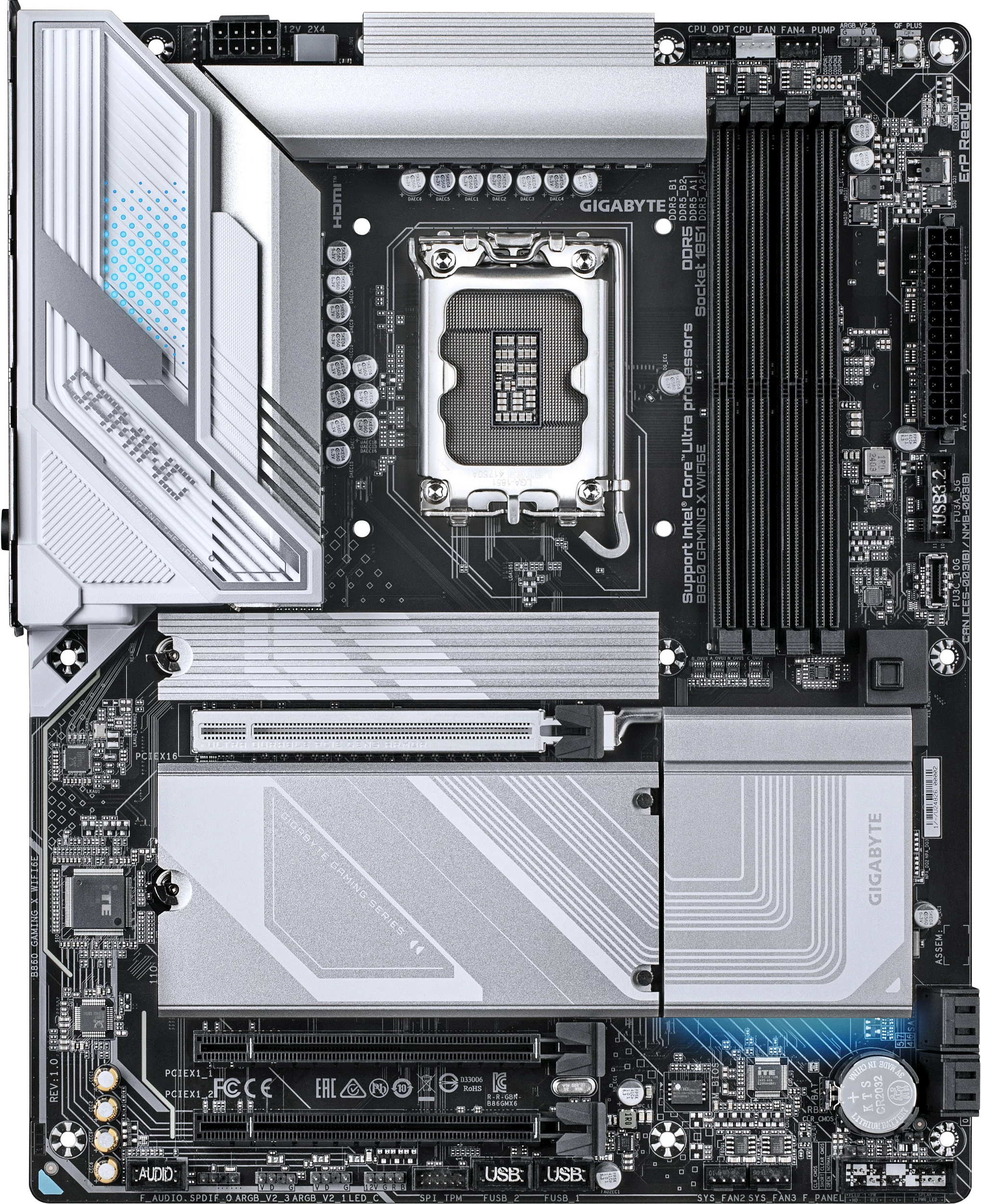 Kartelë grafike Gigabyte B860 GAMING X, 16 GB, e zezë