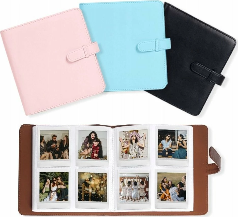 Album fotografish LoveInstant për Fujifilm Instax Square (SQ1/SQ6/SQ10/SQ20, Square Link, SHARE SP-3), 288 foto 8.6 x 7.2 cm, kafe