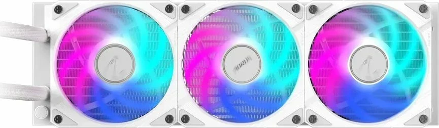 Ftohës me ujë AIO Gigabyte Aorus WaterForce II 360 Ice 360mm ARGB PWM, i bardhë