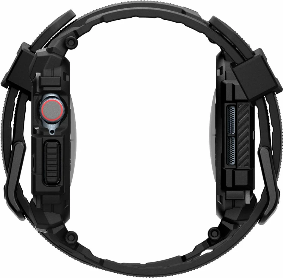 Mbështjellës Spigen Rugged Armor Pro për Apple Watch 10, 46mm, i zi