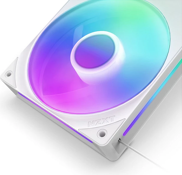 Fan NZXT RF-U36HF-W1 F Series RGB Core 360mm, 500-2400 RPM, ARGB, i bardhë