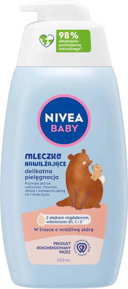 Qumësht hidratues për trup Nivea Baby Delicate Care 500ml