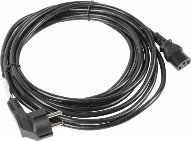 Kabllo rryme Lanberg CA-C13C-11CC-0050-BK, Schuko (CEE 7/7) në IEC 320 C13, 5 m, e zezë