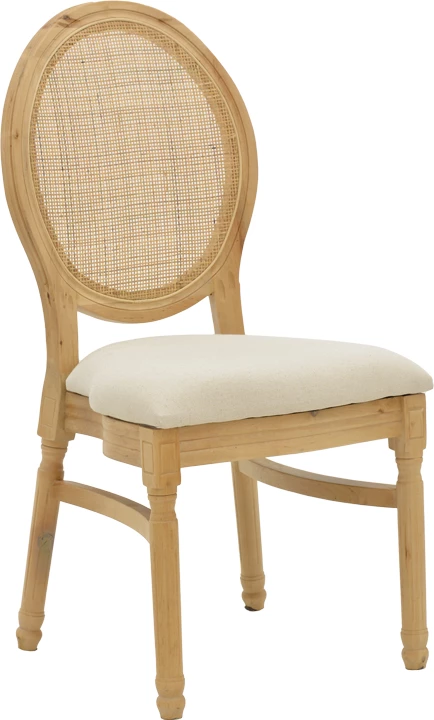 Karrige Canco dru gome natyral - ratan natyral 50x55x98cm