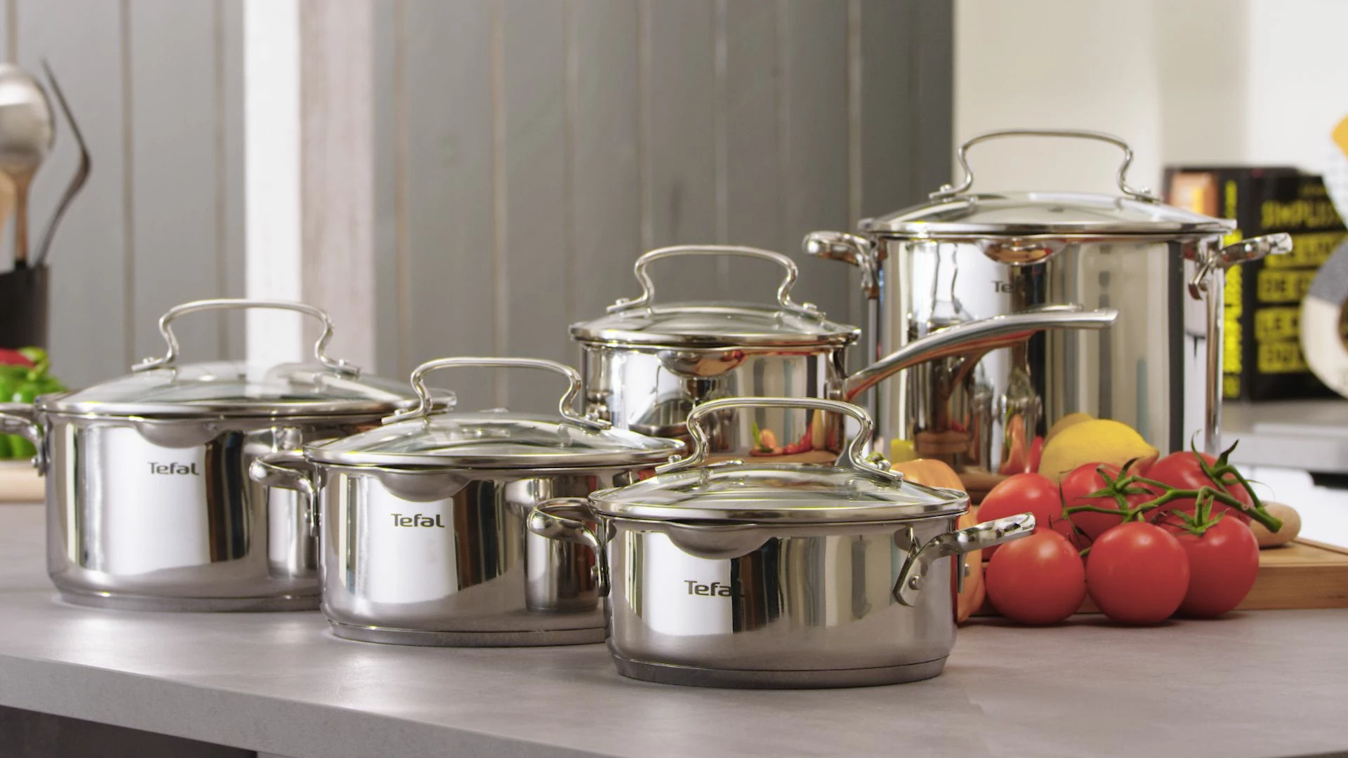 Tenxhere Tefal Duetto+ 20 cm, 2.9 L, me kapak, inox, silver