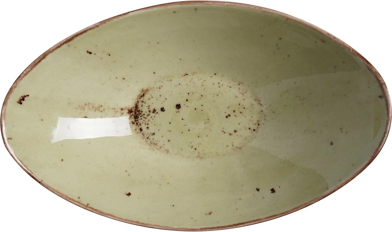 Tas servirimi Fine Dine Olive Boat 250x160 mm, i gjelbër, set 6 copë