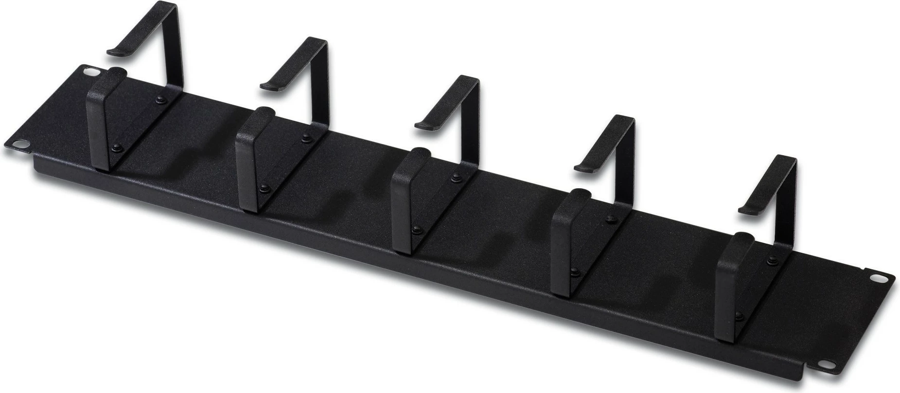 Panel menaxhimi kabllosh Digitus, 2U, 19 inç, 5 unaza, e zezë