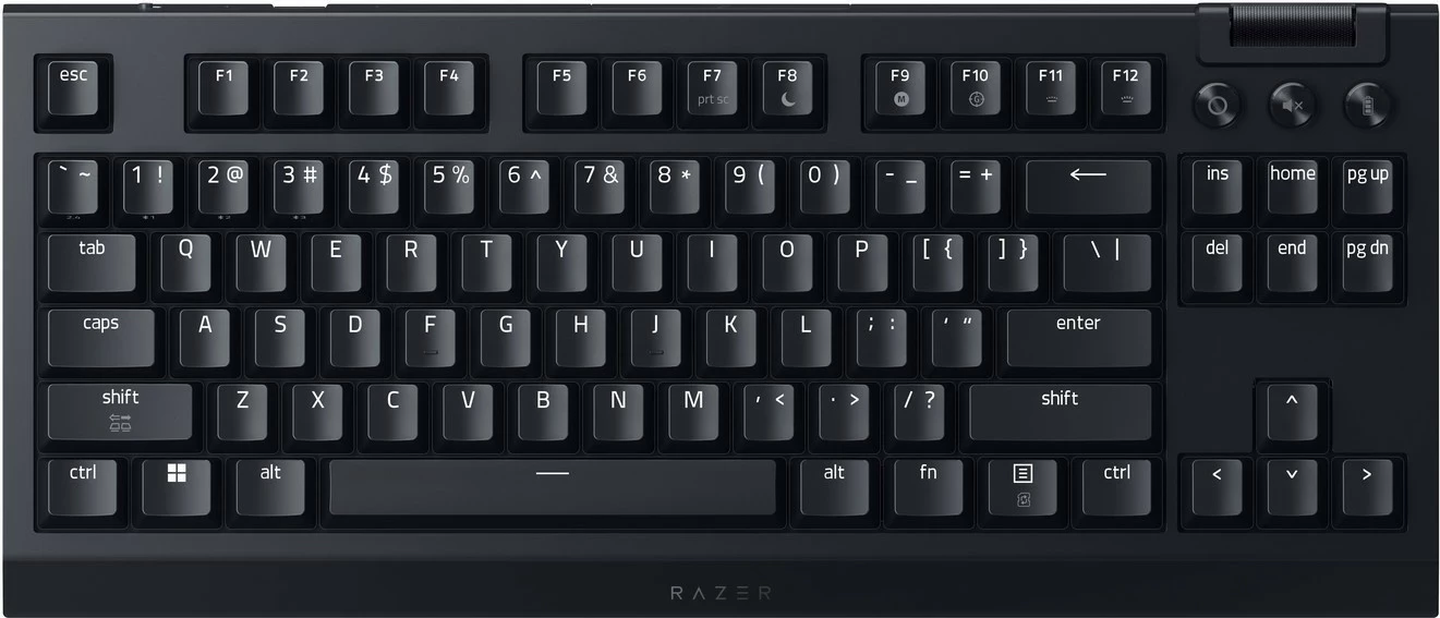 Tastierë mekanike Razer BlackWidow V4 Tenkeyless HyperSpeed, RGB, wireless/wired, US, e zezë