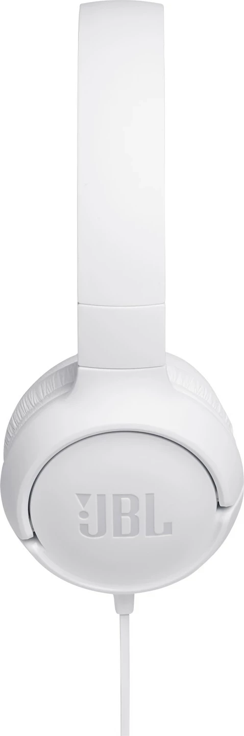 Kufje JBL Tune 500 me kabllo, Pure Bass, të palosshme, të bardha