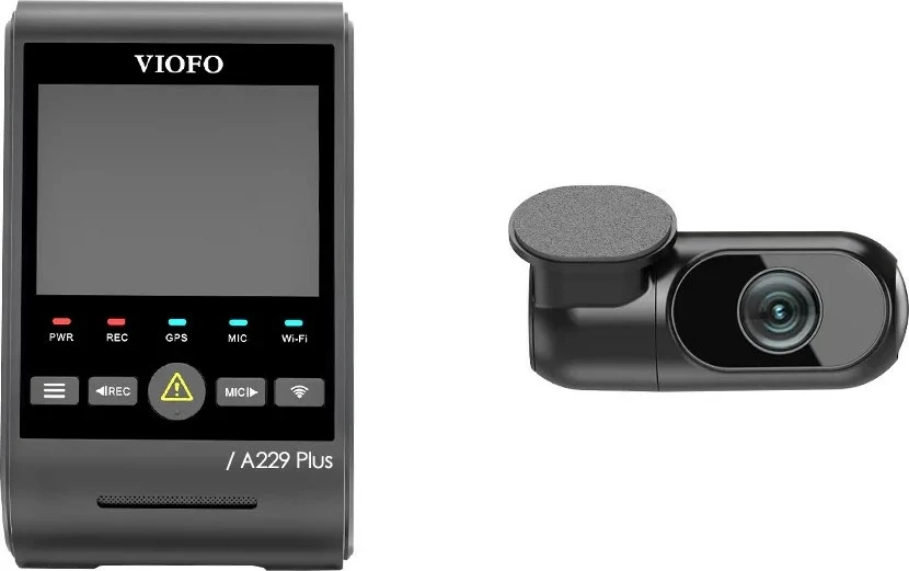 Kamerë VIOFO A229 Plus 2CH-G GPS, e zezë