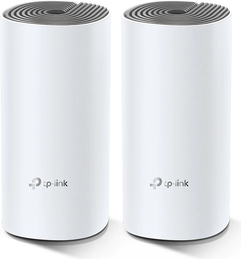Router TP-Link Deco E4, Mesh-WLAN, 2-Pack, AC1200, Bardhë