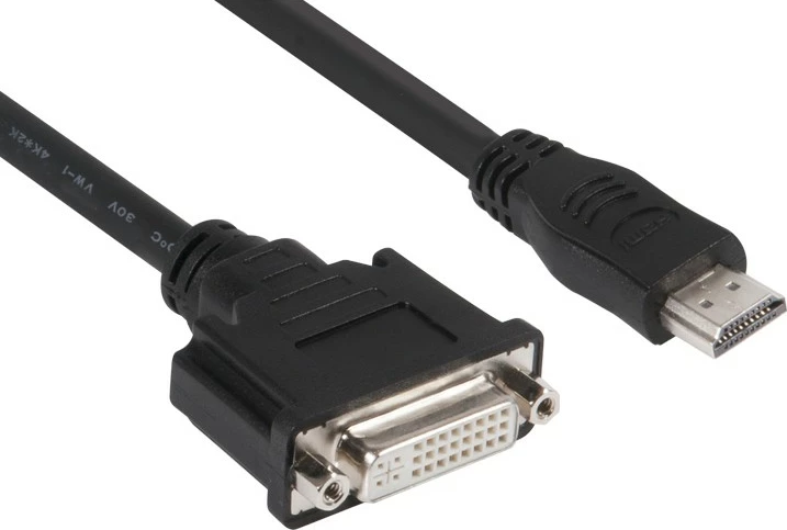 Adapter HDMI në DVI Club3D, Plug and Play, 1920x1200, i zi