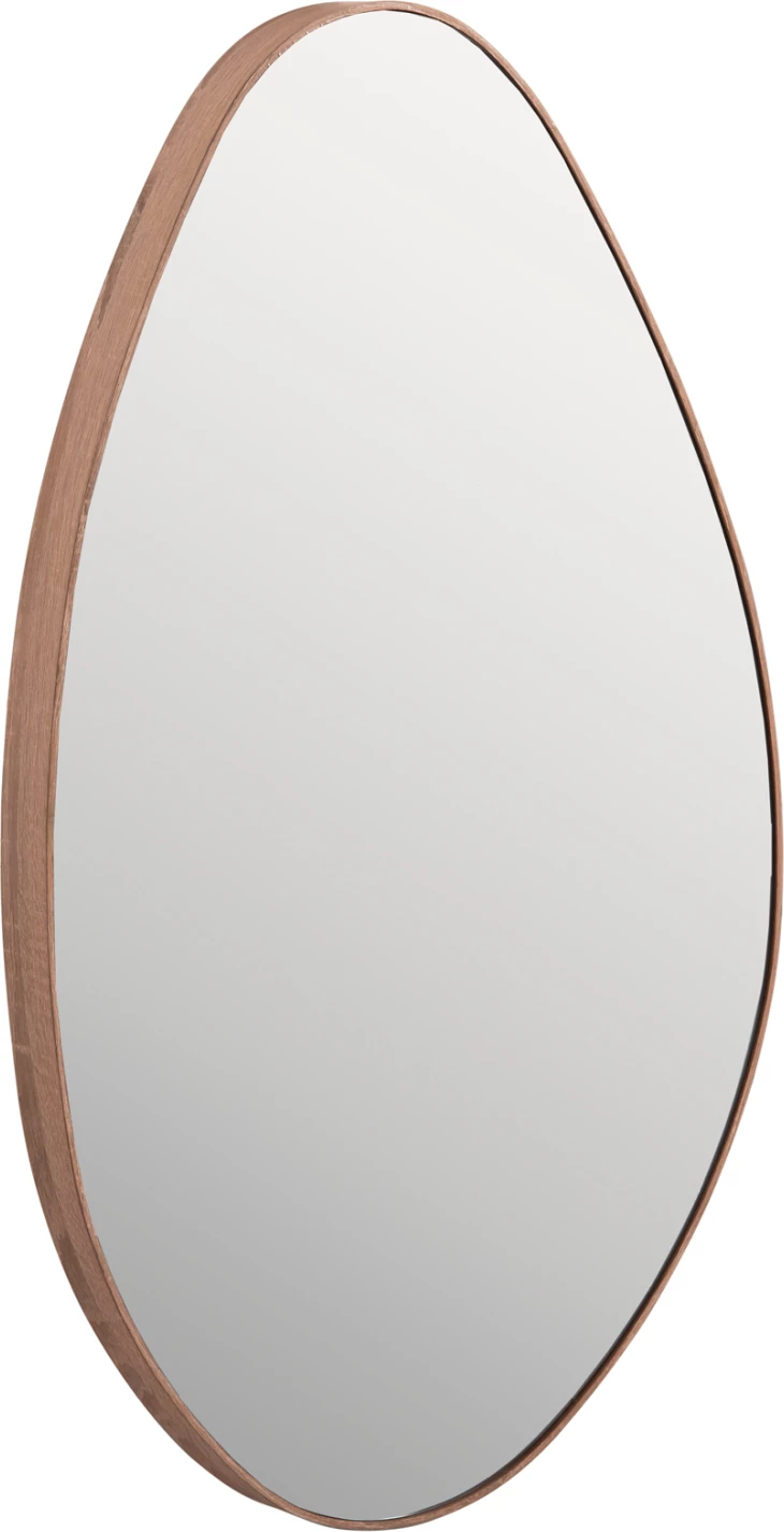 Pasqyrë muri DROP FH4488.03 kornizë MDF ngjyrë druri natyral 50x80H cm.