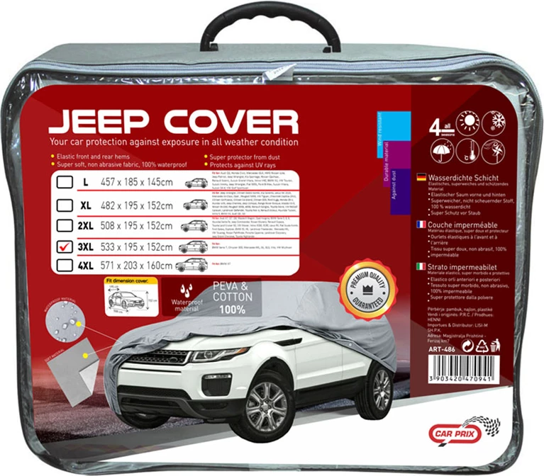 Mbulesa Cerade Jeep 3xl Carprix