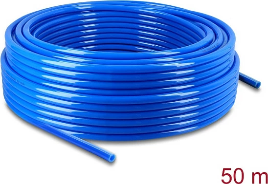 Zorrë pneumatike DeLOCK 12 x 8 mm, 50 m, blu