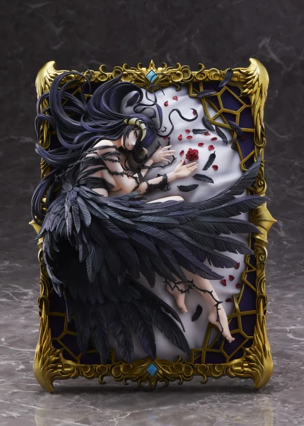 Figurinë koleksionuese Square Enix Albedo Ending Ver. (Art by so-bin) 1/7, PVC/ABS, 27×20×17 cm, e zezë/artë