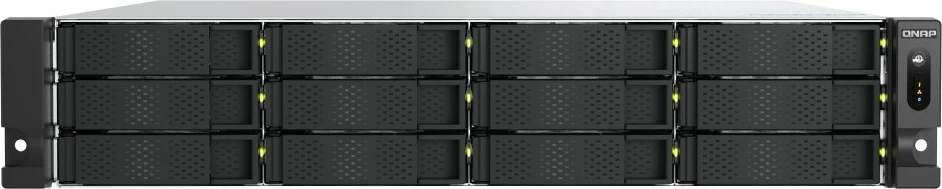 NAS QNAP TS-h1277AXU-RP-R5-16G, 2U, 12 vende, AMD Ryzen 5 Pro, 16GB DDR5