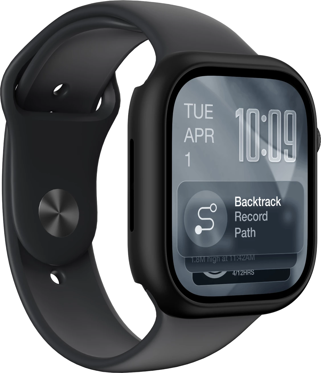 Mbështjellës për smartwatch, AmazingThing, Minimal, për Apple Watch Series 11 42mm, i zi