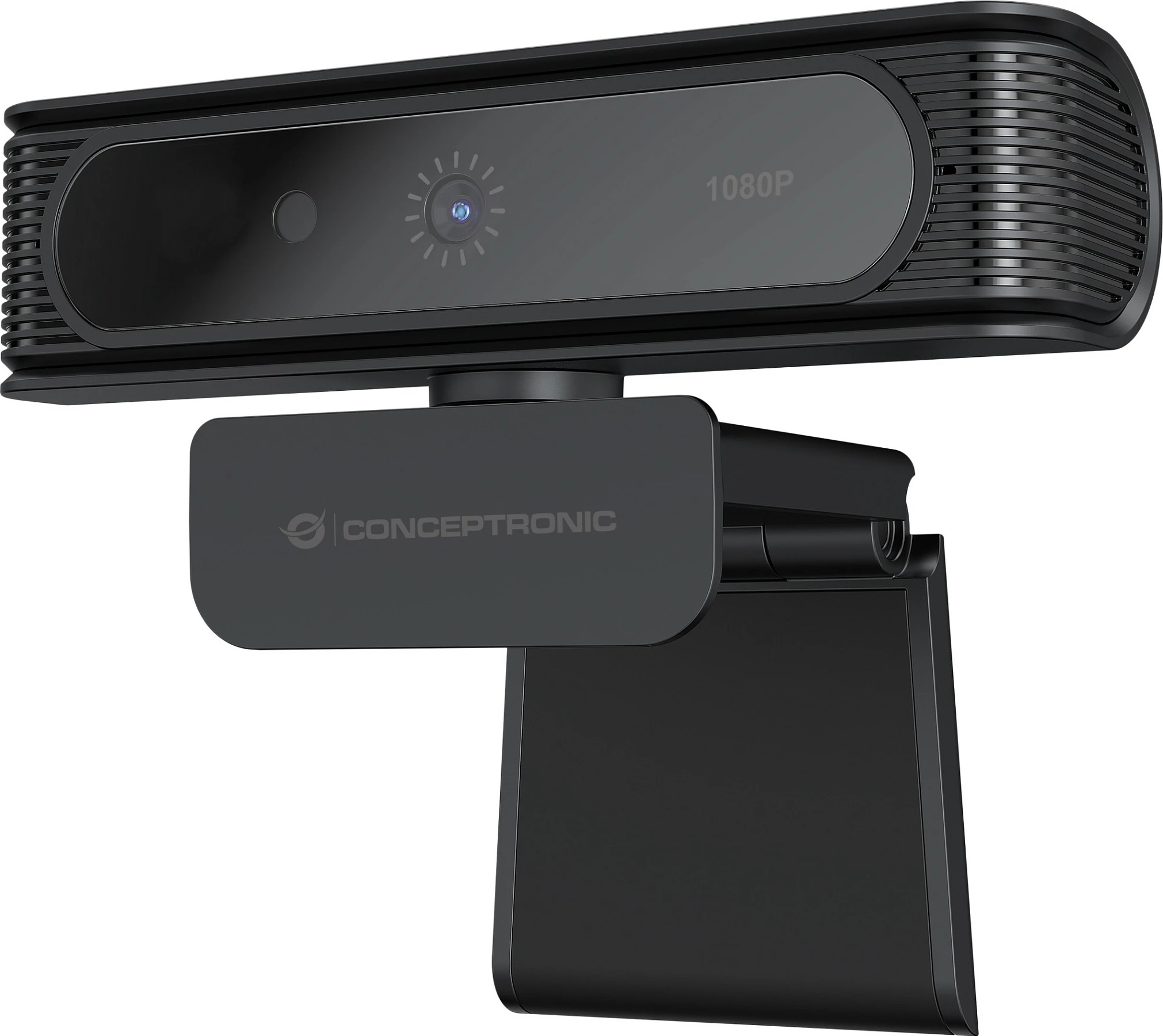 Webcam Conceptronic AMDIS09B, Full HD 1080p, Windows Hello, USB, 80°, e zezë