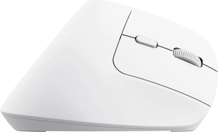 Maus Trust Bayo+, pa tela, optik, 2400 DPI, i bardhë
