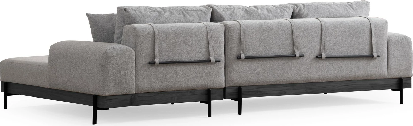Këndore Atelier del Sofa, gri, e djathtë