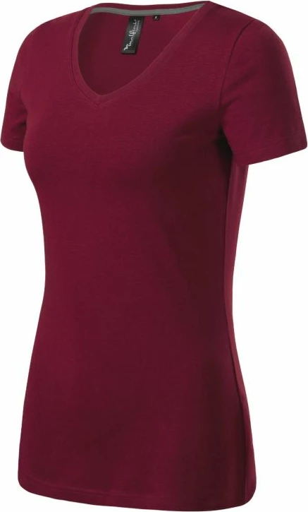 Maicë me V-qafe për femra Malfini, e kuqe