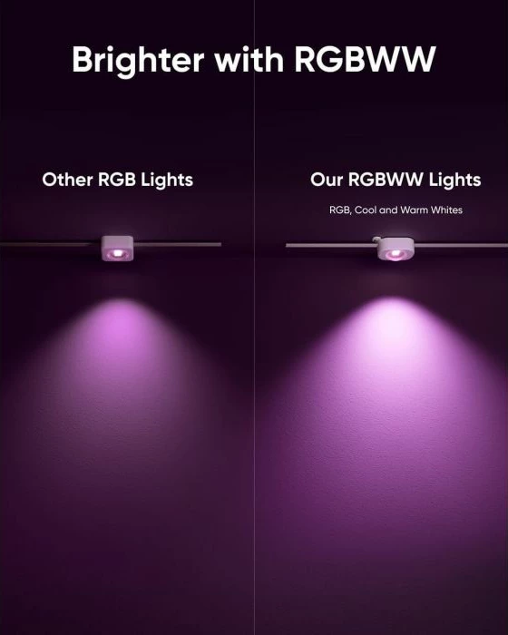 Drita LED të jashtme RGB ANKER eufy E22, 30m, RGBWW, IP67, kontroll me aplikacion