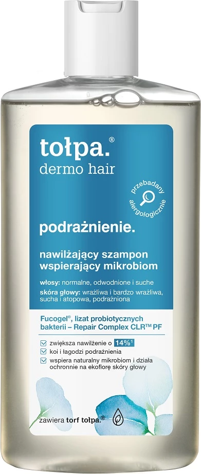 Shampon për femra Tołpa Dermo Hair Moisturizing Supporting Microbiome 250ml
