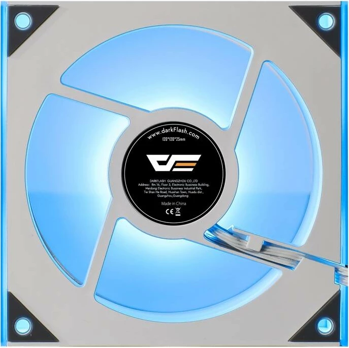Ventilator kompjuteri Darkflash DM8 ARGB, 120mm, i bardhë