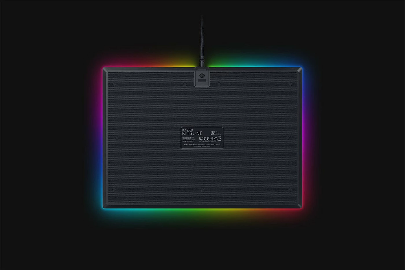 Kontroller lojërash Razer Kitsune për Playstation 5/PC, i zi, me drita RGB