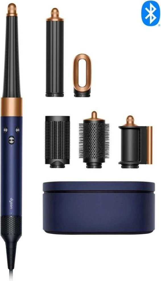 Dyson Hair Styling Airwrap i.d. (107163) Ngjyrë Prusiane Blu/Bakri i Pasur, Ngjyrë e Drejtë+Vale
