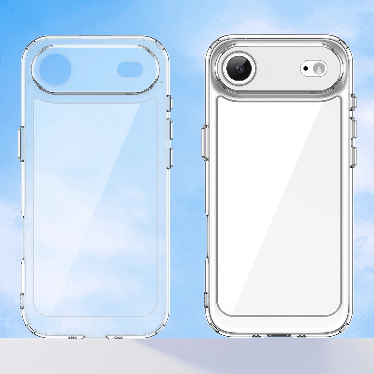 Mbështjellës Hurtel Outer Space për iPhone 17 Air, MagSafe, Transparent
