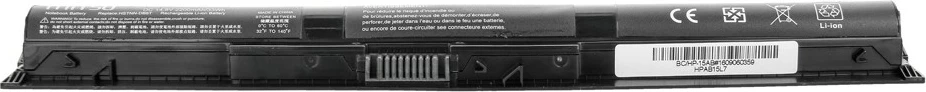 Bateri laptop Mitsu BC/HP-15AB, 2200 mAh, 14.8V, për HP Pavilion 14-ab, 15-ab, e zezë