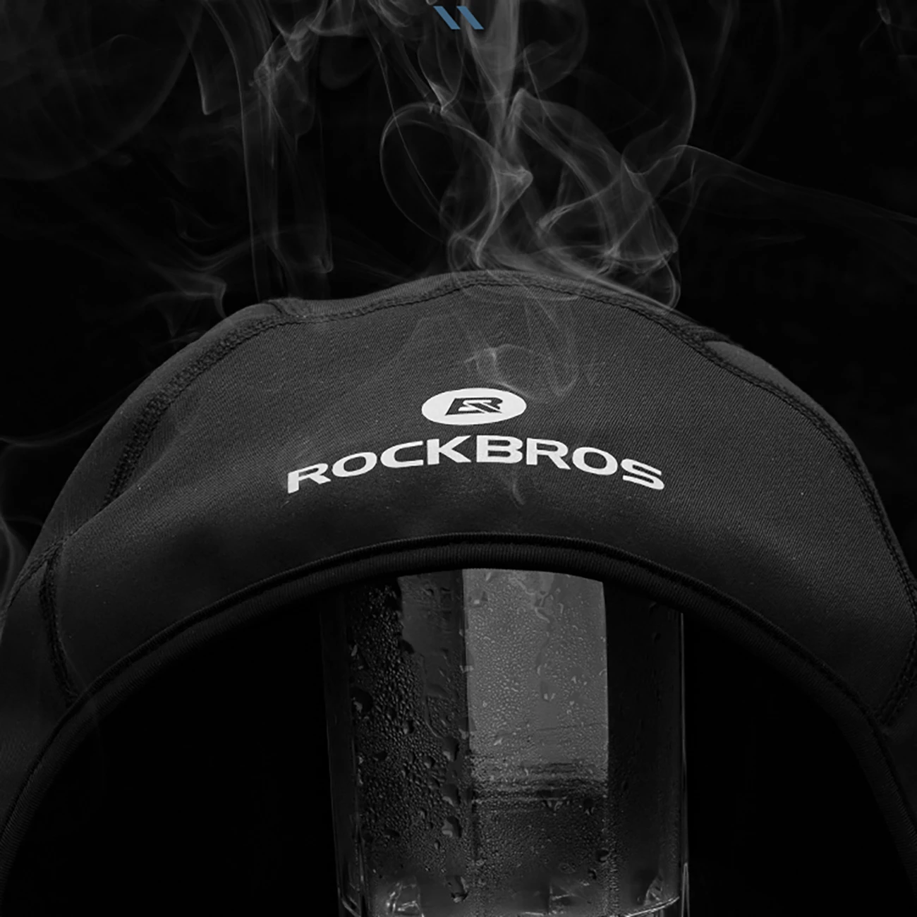 kapuç nën helmetë çiklizmi, Rockbros, Dala, termik me sipërfaqe kundër erës dhe vrima për syze, universale 53-61 cm, gri