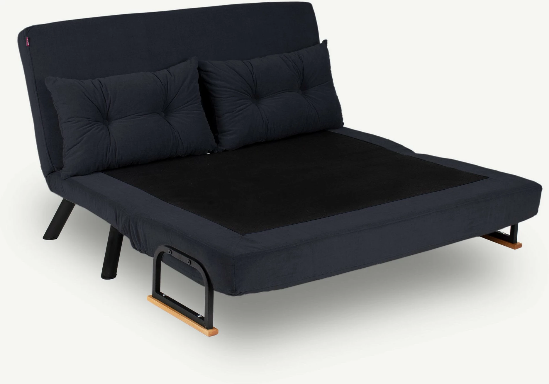 Divan-krevat dy ulëse, ngjyrë e zezë, Sando, Atelier del Sofa