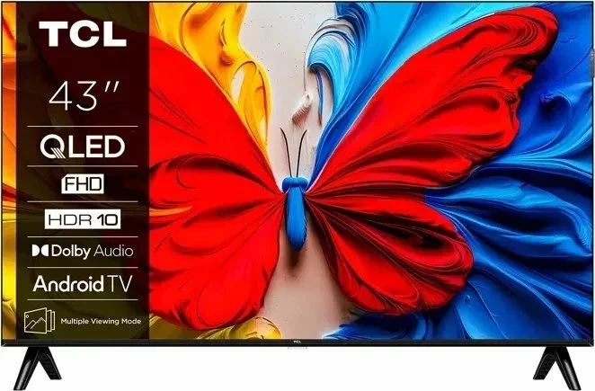 Televizor TCL 43V5C QLED 43\" Full HD Android TV HDR10, i zi