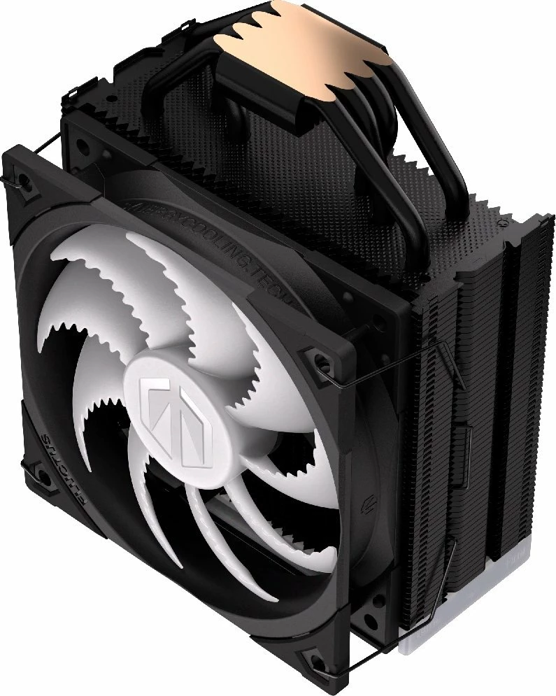 Ftohës CPU Endorfy Fera 5 Black ARGB (EY3A012), 120 mm PWM, 220 W TDP, i zi, me kontrollues ARGB