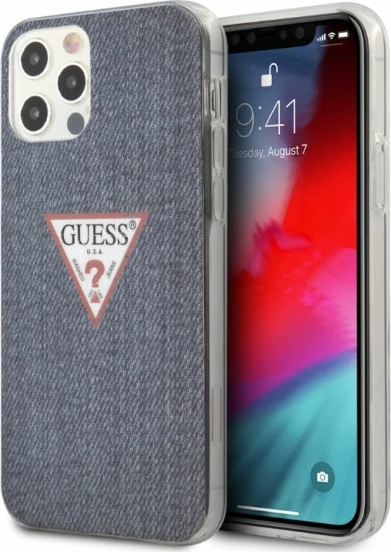 Hardcase Guess GUHCP12LPCUJULDB për iPhone 12 Pro Max, navy blue