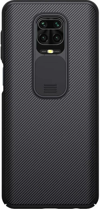 Mbështjellës Nillkin CamShield për Xiaomi Redmi Note 9 Pro/Note 9 Pro Max/Note 9S/Poco M2 Pro, i zi