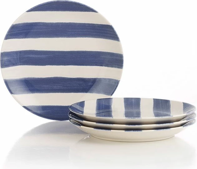 Set për servirje ëmbëlsirash (4 copë), Hermia Concept, ngjyrë kaltër, NPHR20DUS4880925