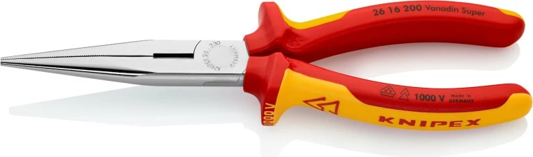 Knipex kapëse gjilpërore KP-2616200, çelik krom-vanadium, 200mm