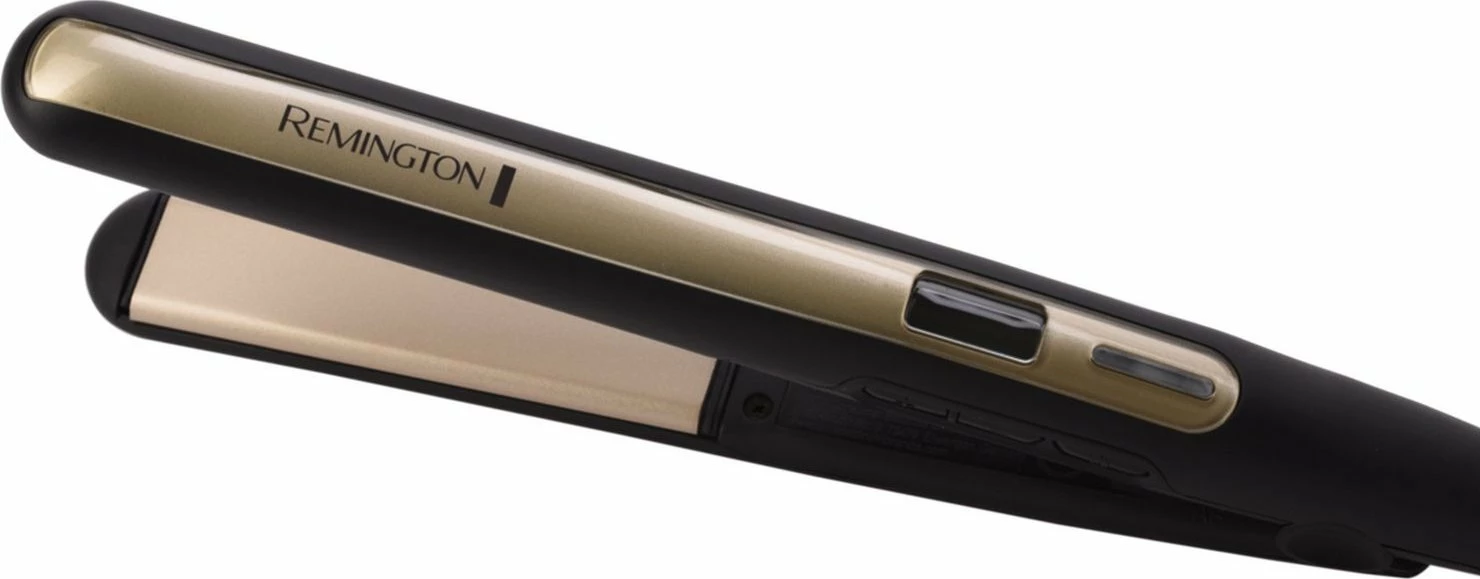 Drejtues flokësh Remington Sleek & Curl S6500, pllaka qeramike, 150-230°C, LCD, kabllo 2 m, i zi