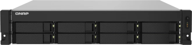 Server NAS QNAP TS-832PXU-RP-4G, 8-bay, 4GB RAM, 2x 10GbE SFP+, 2x 2.5GbE, rack 2U, PSU redundant, e zezë