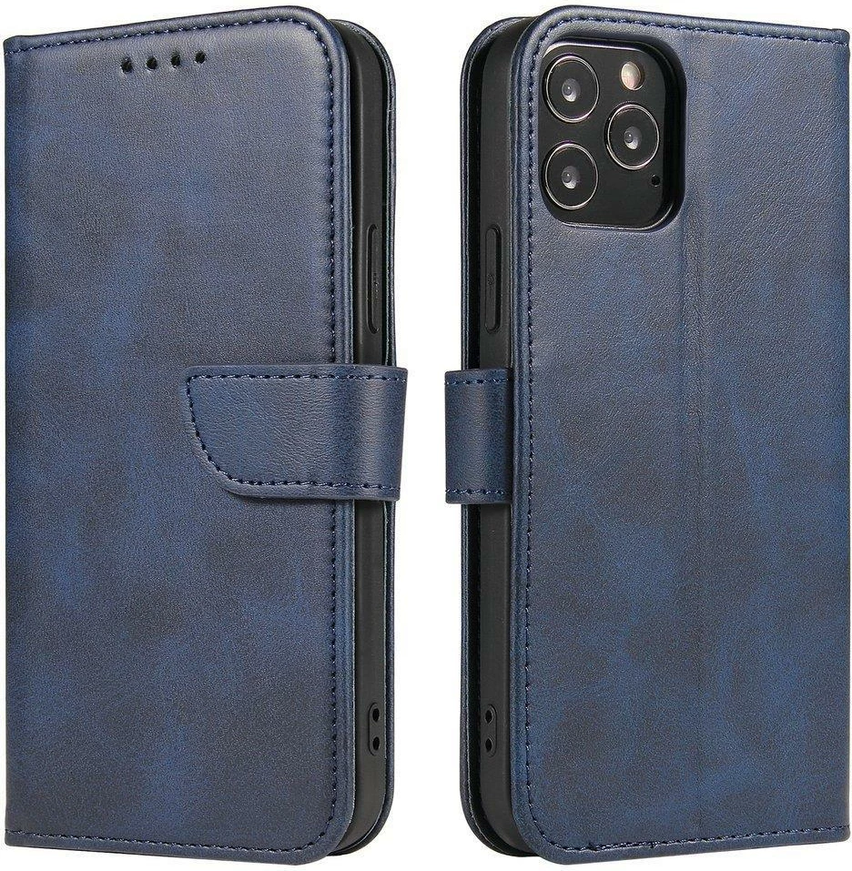 Mbështjellës Hurtel Magnet Case flip cover me stand, për Xiaomi Redmi Note 11 Pro+ 5G / 11 Pro 5G / Mi 11i HyperCharge / POCO X4 NFC, Blu